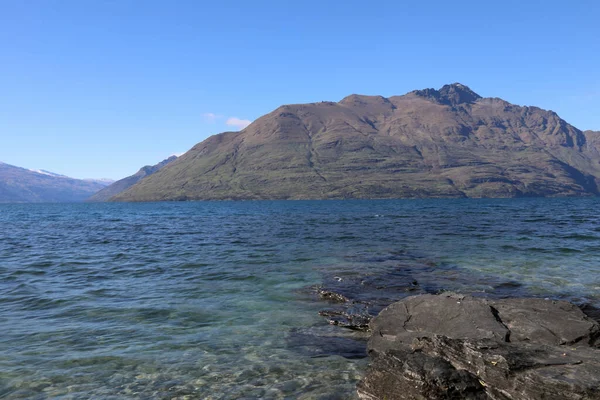 Lago Wakatipu Lago Wakatipu — Fotografia de Stock