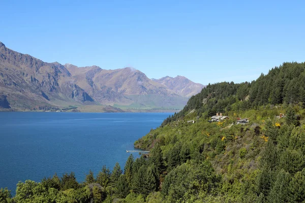 Lago Wakatipu Lago Wakatipu — Fotografia de Stock