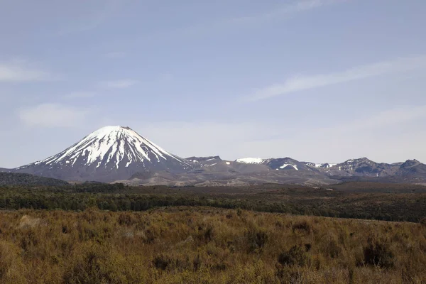 Mount Ngauruhoe Neuseeland Mount Ngauruhoe Nieuw Zeeland — Stockfoto