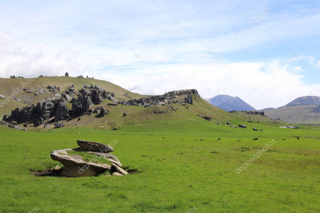 Neuseeland - Castle Hill Rocks / New Zealand Castle Hill Rocks /