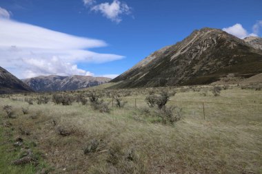 Neuseeland - Landschaft entlang Hwy 73 / Yeni Zelanda boyunca Hwy 73