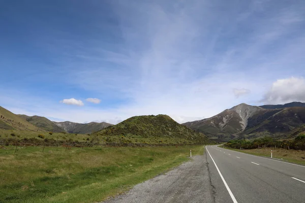 Neuseeland Landschaft Entlang Hwy Nova Zelândia Longo Hwy — Fotografia de Stock