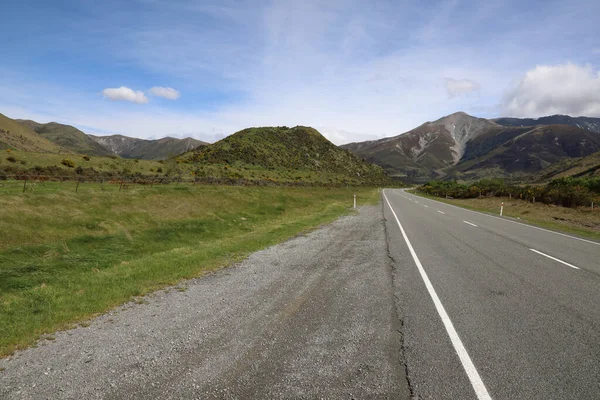 Neuseeland Landschaft Entlang Hwy Nova Zelândia Longo Hwy — Fotografia de Stock