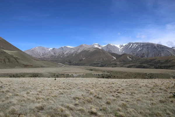 Neuseeland Landschaft Entlang Hwy Νέα Ζηλανδία Κατά Μήκος Hwy — Φωτογραφία Αρχείου