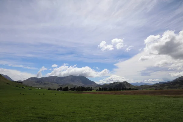 Neuseeland Landschaft Entlang Hwy Νέα Ζηλανδία Κατά Μήκος Hwy — Φωτογραφία Αρχείου