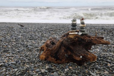 Neuseeland - Steinmaennchen / Yeni Zelanda - Cairn /    
