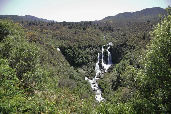 Waiarua Und Waipunga Wasserfall Waiarua Och Waipunga Falls — Stockfoto