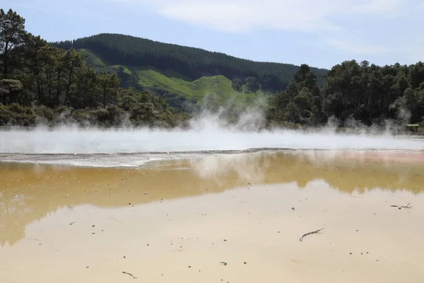 Wai Tapu Thermalwunderland Artists Palette Wai Tapu Thermal Wonderland Artists — 스톡 사진