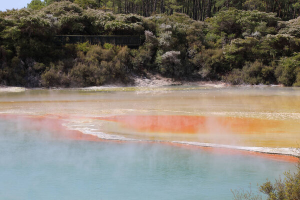 Wai-O-Tapu Thermalwunderland The Champagne Pool / Wai-O-Tapu Thermal Wonderland The Champagne Pool /