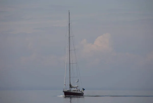 Segelstövel Segelbåt Eller Segelbåt — Stockfoto