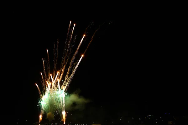 Feuerwerk Sylvester Vuurwerk Sylvester — Stockfoto