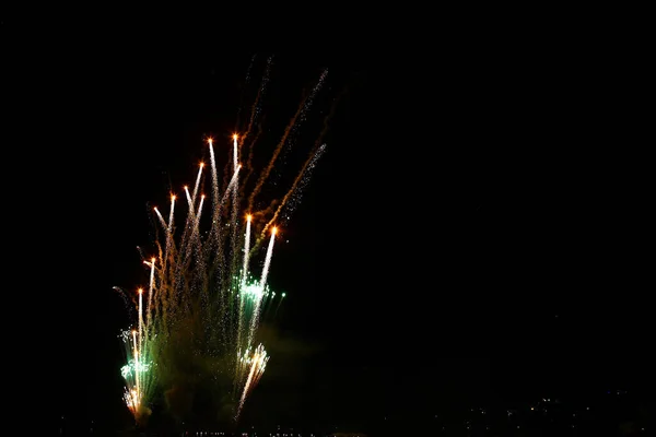 Feuerwerk Silvester Feuerwerk Silvester — Stockfoto