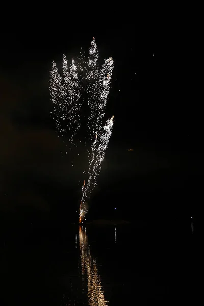 Feuerwerk Sylvester Vuurwerk Sylvester — Stockfoto