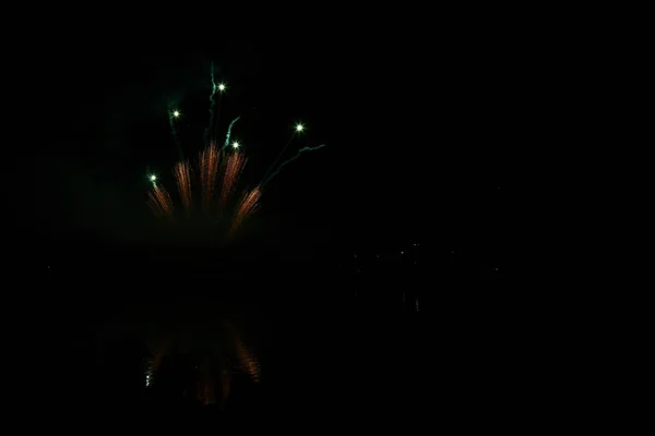 Feuerwerk Sylvester Fireworks Show 실베스터 — 스톡 사진