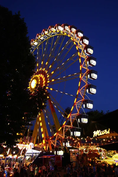 Muenchen Riesenrad Mnichov Ruské Kolo — Stock fotografie