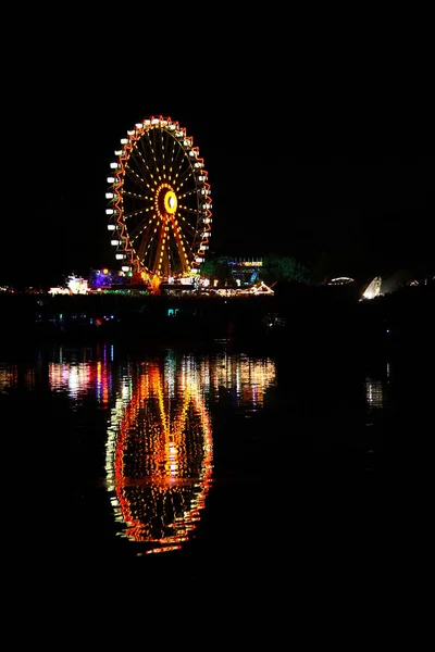 Muenchen Riesenrad Munich Rueda Fortuna — Foto de Stock