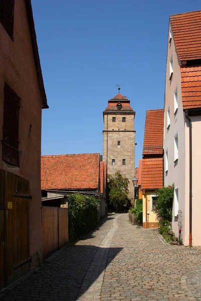 현무암 Oberer Torturm Spalt Turmgasse Upper Tower — 스톡 사진