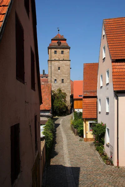 현무암 Oberer Torturm Spalt Turmgasse Upper Tower — 스톡 사진