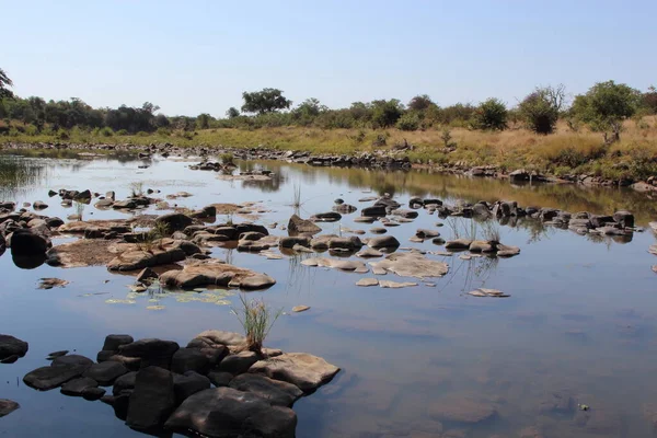 Shingwedzi River Shingwedzi River — Stockfoto