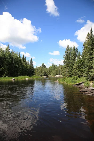 Chapleau Cadeia Lagos Mile Rapids Chapleau Cadeia Lagos Mile Rapids — Fotografia de Stock