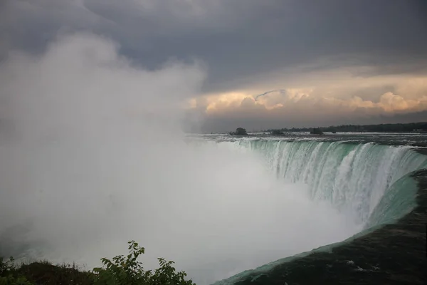 Kanadische Niagarafaelle Hufeisenfaelle Canadian Niagara Falls Hästsko Falls — Stockfoto