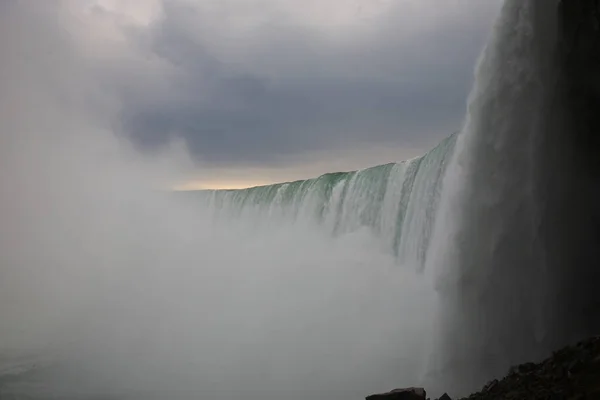 Канадише Ниагарфаэлле Хусенфаэлле Канадский Ниагарский Водопад Подковы Водопады — стоковое фото