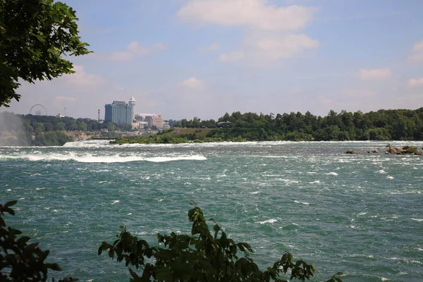 Kanadische Niagarafaelle Hufeisenfaelle Von Oben Canadian Niagara Falls Horseshoe Falls — 스톡 사진
