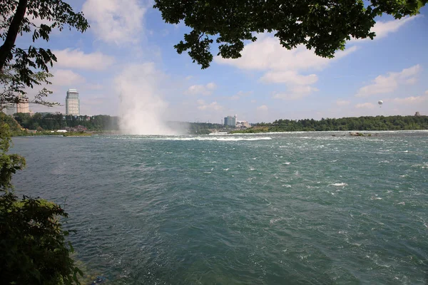 Kanadische Niagarafaelle Hufeisenfaelle Von Oben Canadian Niagara Falls Horseshoe Falls — Φωτογραφία Αρχείου