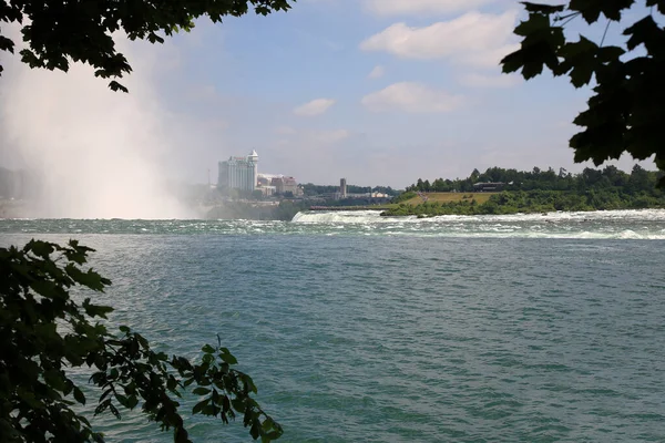Kanadische Niagarafaelle Hufeisenfaelle Von Oben Canadian Niagara Falls Horseshoe Falls — Photo