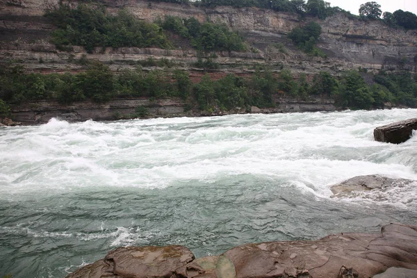 Niagara River Stromschnellen Niagara River White Water — 스톡 사진