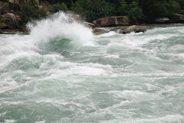 Fiume Niagara Fiume Stromschnellen Niagara Acqua Bianca — Foto Stock