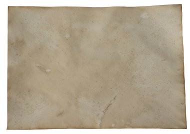 Beyaz arkaplan üzerindeki eski kağıdın dokusu