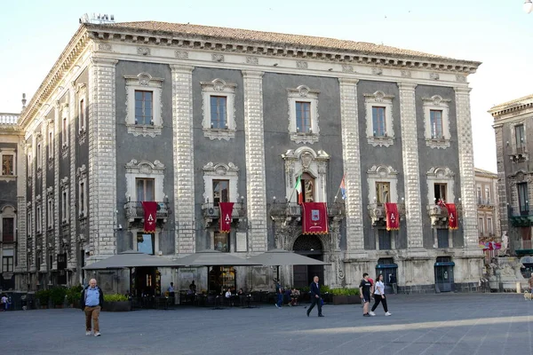 Palazzo Dei Chierici Piazza Duoma Catania Maggio 2022 — Foto Stock