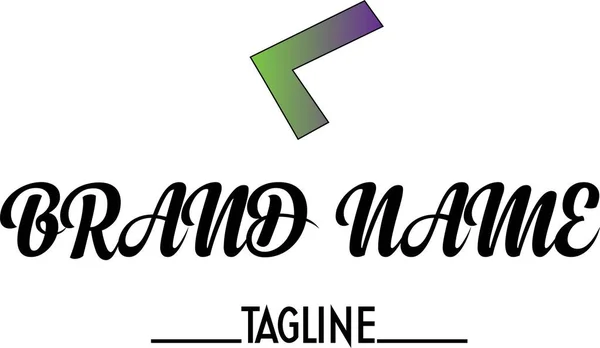 Tabanca Şeklinde Logo — Stok Vektör