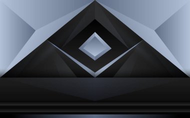 Soyut geometrik şekiller teknoloji sahne arkaplanı
