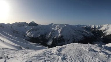 Zakopane dağ manzarasının manzarası