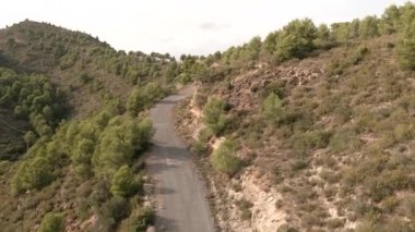 Bir İspanyol sahnesinin havadan görüntüsü - 4K Yatay Görüntü