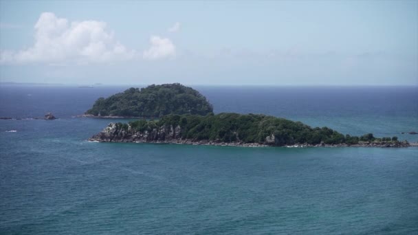 Berg Maunganui Blauwe Oceaan Van Nieuw Zeeland Horizontale Video — Stockvideo