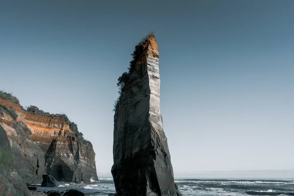 Isolierter Großer Stein Ozean Bei Den Drei Schwestern Und Dem — Stockfoto