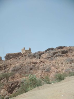 Dağlı çöl manzarası 