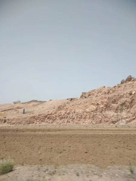 Vista Montanha Deserto — Fotografia de Stock