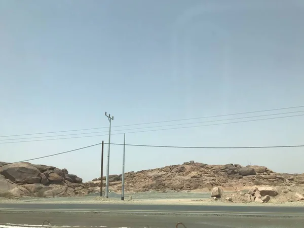 Vista Das Montanhas Deserto — Fotografia de Stock