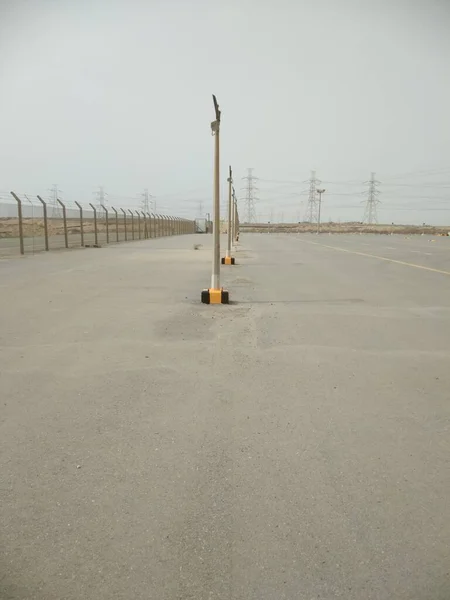 道路や桟橋の垂直撮影です — ストック写真