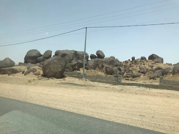 Estrada Deserto — Fotografia de Stock