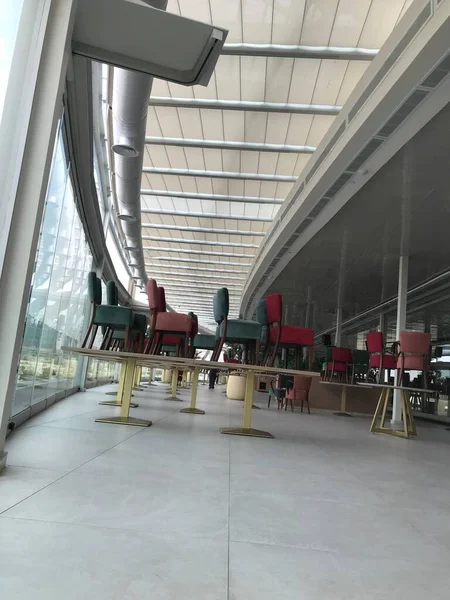 Interior Aeroporto Moderno — Fotografia de Stock