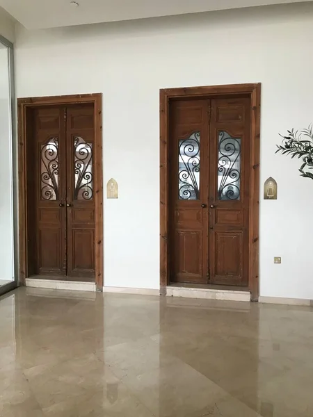 Вход Дверь Дома — стоковое фото