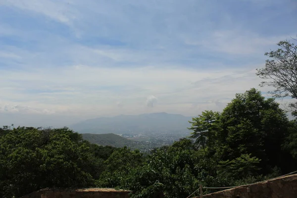 Vista Las Montañas Por Mañana — Foto de Stock