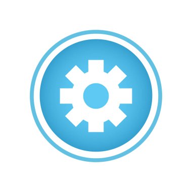 Yuvarlak şekil makine simgesi