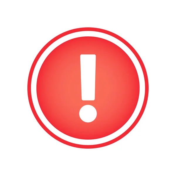 Round shape Exclamation mark icon