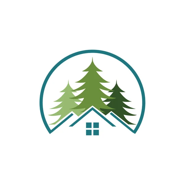 Meu Ícone Logotipo Casa — Vetor de Stock